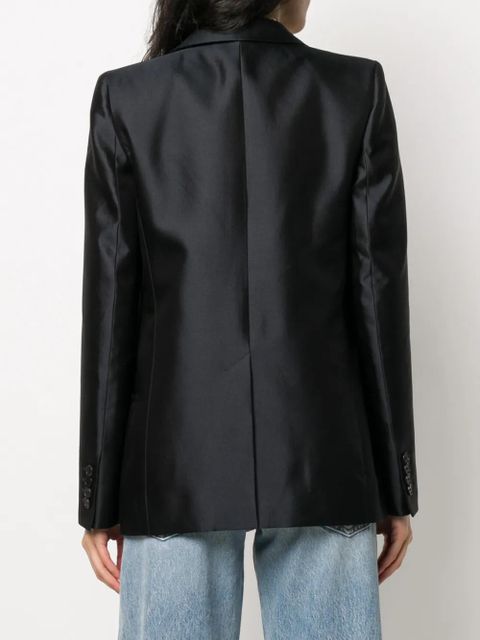 Givenchy plain double-breasted blazer - Blue