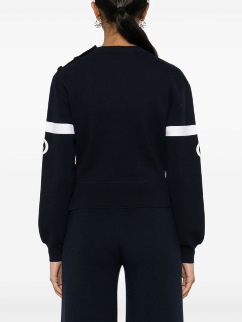 Gucci Interlocking G waffle-knit jumper - Blue