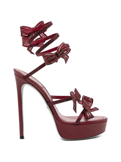 René Caovilla 130mm Cleo sandals - Red - zdjęcie produktu nr 1