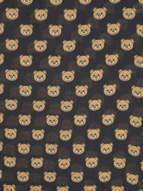 Moschino Teddy Bear-motif scarf - Black - zdjęcie produktu nr 2