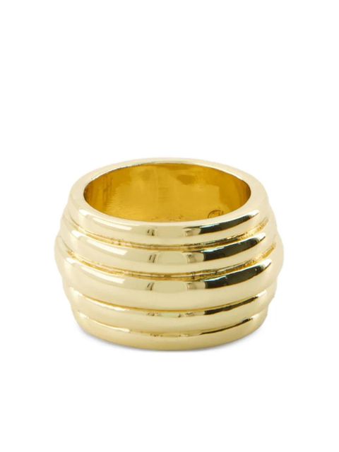 ANINE BING ribbed gold ring - zdjęcie produktu nr 2