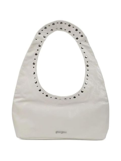 Gimaguas Franca studded shoulder bag - White - zdjęcie produktu nr 1