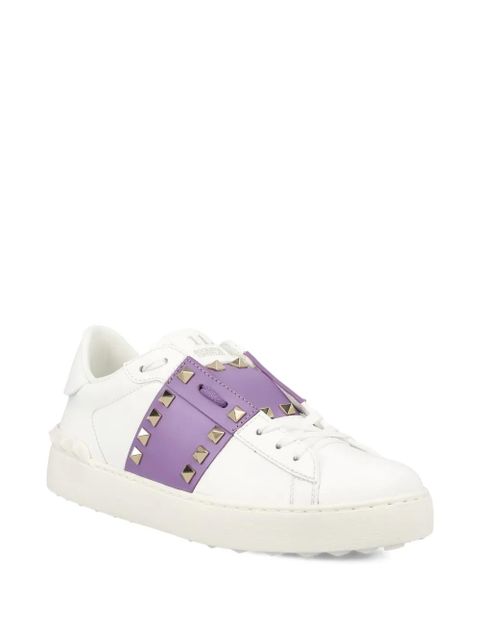 Valentino Garavani Rockstud embellished low-top sneakers - White - zdjęcie produktu nr 2