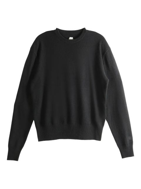 TOTEME ribbed crew-neck sweater - Black - zdjęcie produktu nr 1
