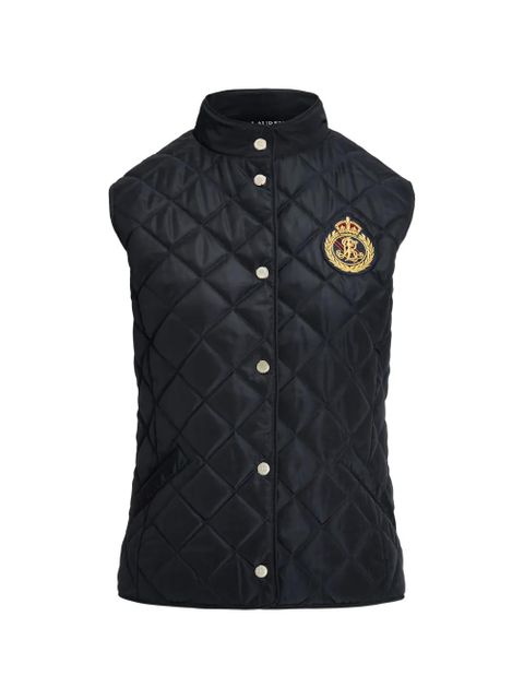 Lauren Ralph Lauren quilted button gilet - Black - zdjęcie produktu nr 1