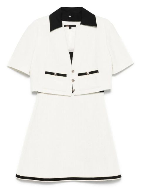 Maje tweed dress and jacket set - White - zdjęcie produktu nr 1