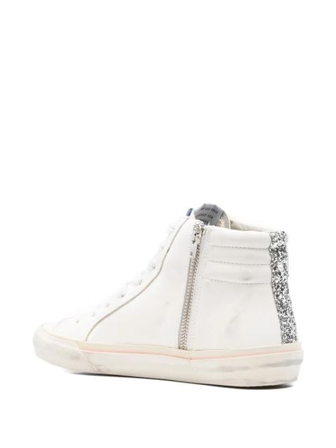 Golden Goose glitter Star Slide sneakers - White