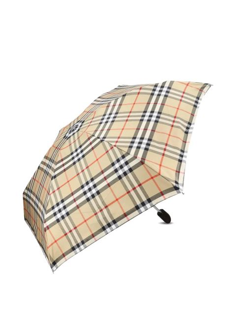 Burberry check print umbrella - Neutrals - zdjęcie produktu nr 2