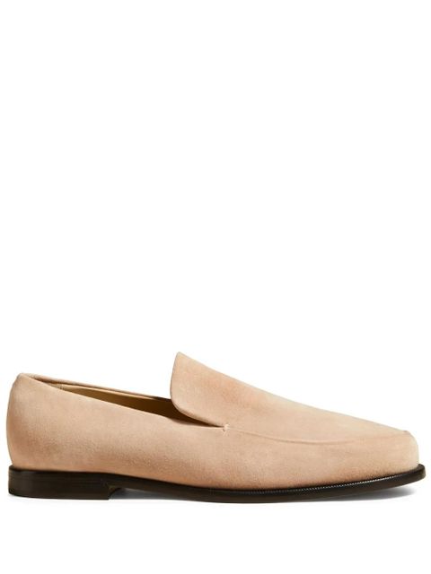 KHAITE Alessio suede loafers - Neutrals - zdjęcie produktu nr 1