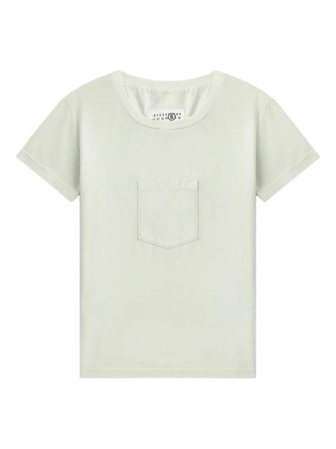 MM6 Maison Margiela pocket-detail T-shirt - Green - zdjęcie produktu nr 1