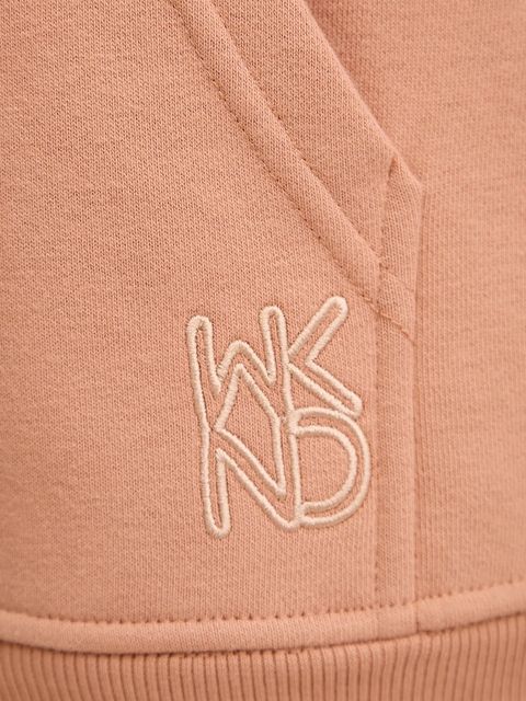 Weekend Max Mara bluza PANK damska kolor brązowy z kapturem gładka 2525926041600