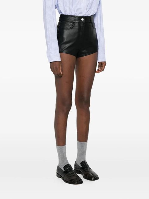 The Frankie Shop leather pocket shorts - Black - zdjęcie produktu nr 2