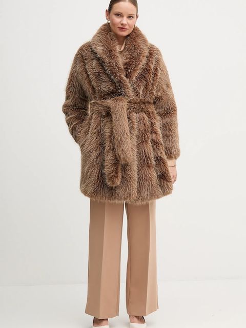 MACKAGE płaszcz kolor brązowy KACELA - zdjęcie produktu nr 1