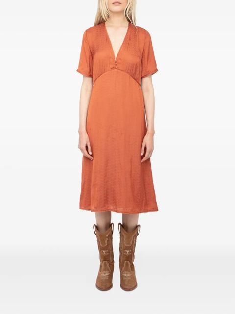 Zadig&Voltaire Rhodral midi dress - Orange - zdjęcie produktu nr 2