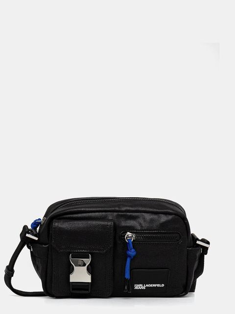 Karl Lagerfeld Jeans saszetka kolor czarny A3W30226 - zdjęcie produktu nr 1