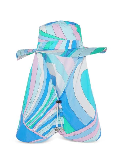PUCCI Iride-print Safari hat - Blue - zdjęcie produktu nr 1