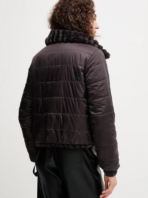 Save The Duck kurtka dwustronna ELINA kolor brązowy zimowa D31352W.VERY21