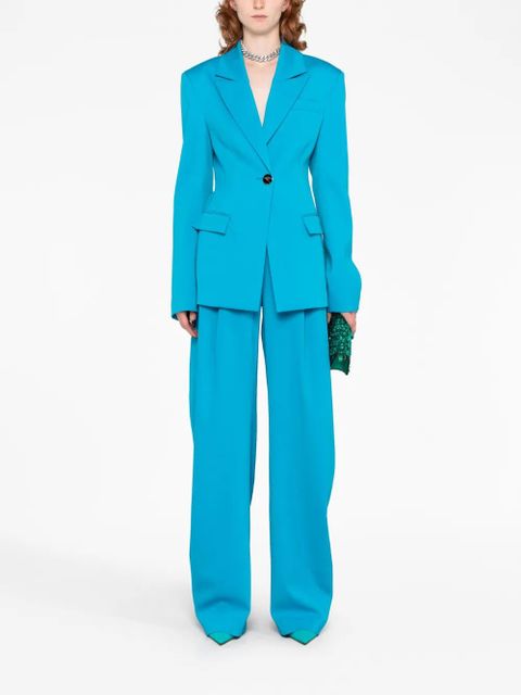 The Attico Gary virgin-wool trousers - Blue