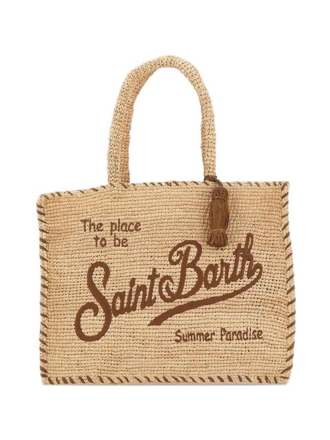 MC2 Saint Barth Vanity Raffia tote bag - Neutrals - zdjęcie produktu nr 1
