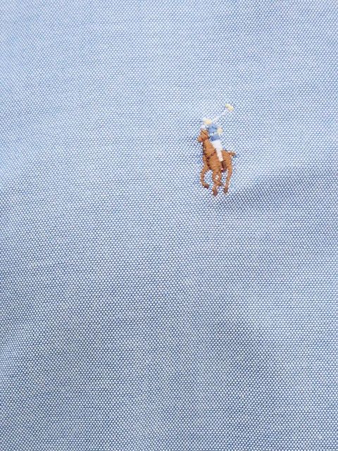 Polo Ralph Lauren koszula damska kolor niebieski regular z kołnierzykiem klasycznym 211941520