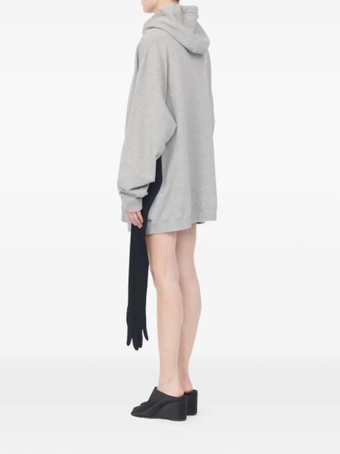 MM6 Maison Margiela hoodie mini dress - Grey