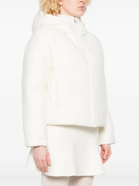 Gucci hooded puffer jacket - White