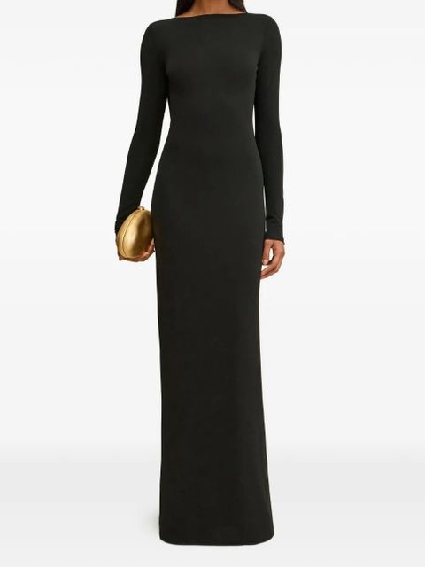 Cult Gaia Rozalia Gown chain open back maxi dress - Black - zdjęcie produktu nr 1