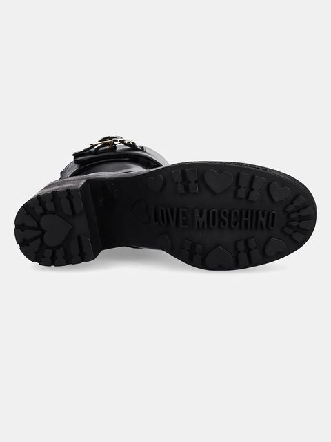 Love Moschino botki zamszowe