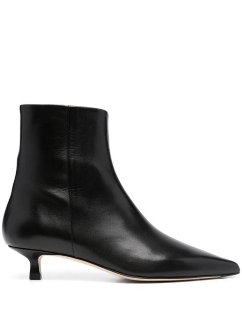 Aeyde 50mm pointed-toe ankle boots - Black - zdjęcie produktu nr 1