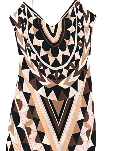 PUCCI geometric-pattern dress - Brown - zdjęcie produktu nr 2