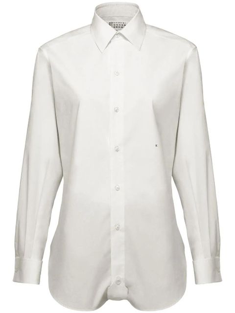 Maison Margiela cotton poplin shirt - White - zdjęcie produktu nr 1