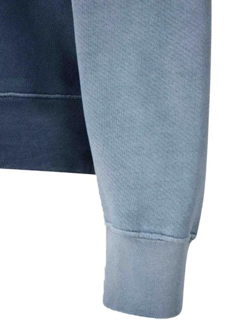 Off-White logo cotton sweatshirt - Blue