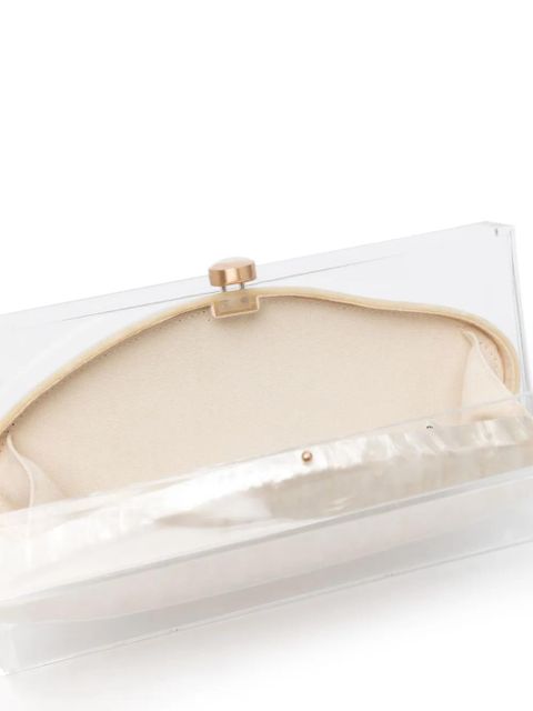 Cult Gaia Annika transparent clutch bag - Neutrals - zdjęcie produktu nr 1