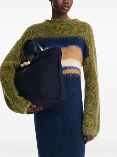 Longchamp Le Roseau L tote bag - Blue