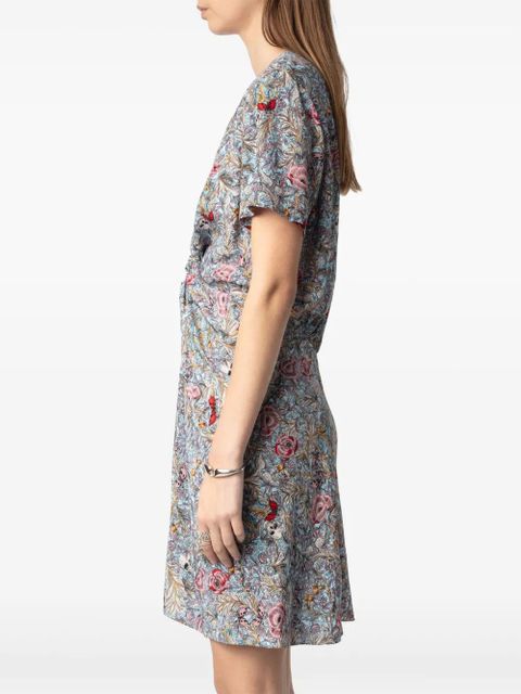 Zadig&Voltaire Rozom mini dress - Blue