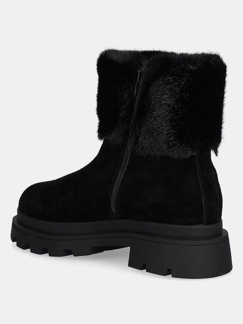 Blauer botki zamszowe KIMMEL damskie kolor czarny na platformie F5KIMMEL10/SUE - zdjęcie produktu nr 2