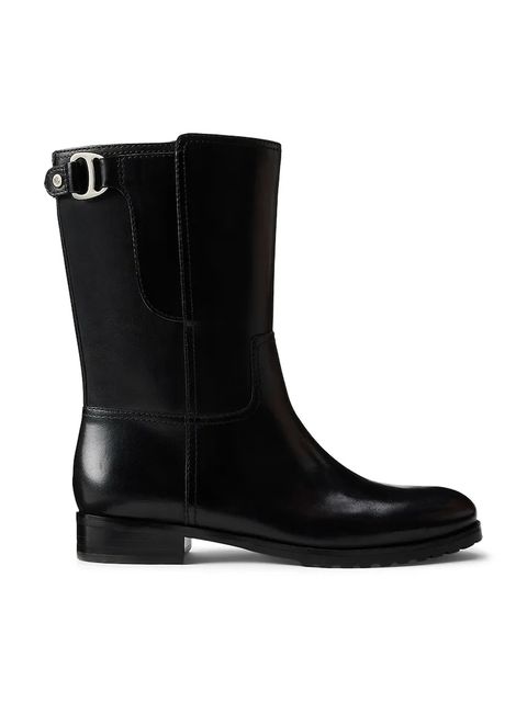 Lauren Ralph Lauren botki skórzane Tasha Mid - zdjęcie produktu nr 1