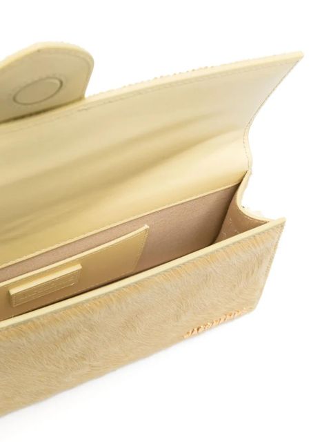 Jacquemus Le Bambino Long pony-hair shoulder bag - Yellow