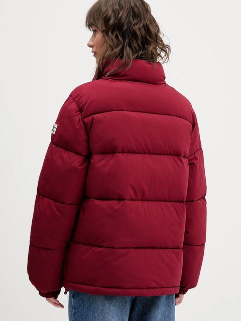 Guess Jeans kurtka damska kolor bordowy W4BL21 WGII2