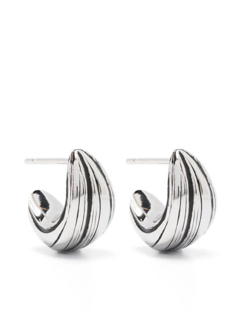 LEMAIRE Girasol striped earrings - Silver - zdjęcie produktu nr 1