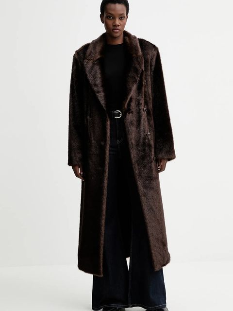 Stand Studio płaszcz Harper kolor brązowy 66550-9395