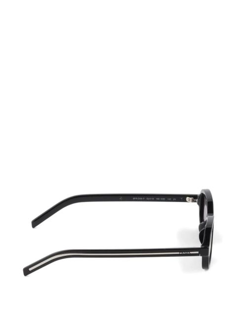 Prada Eyewear sunglasses with the iconic metal plaque - Black