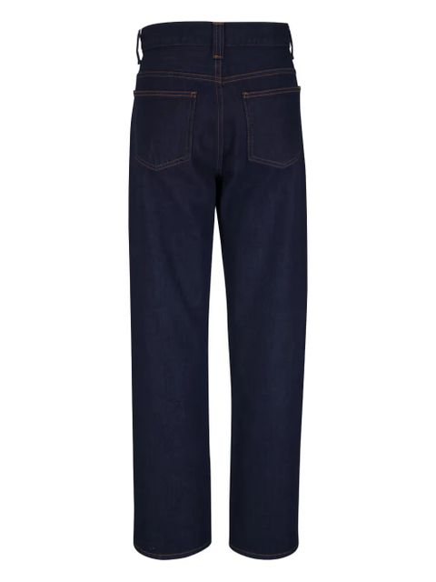 KHAITE Bonnie five-pocket denim jeans - Blue