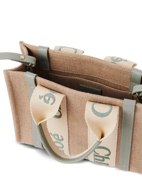 Chloé logo-detail tote bag - Neutrals