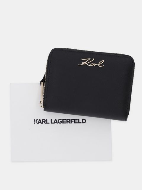 Karl Lagerfeld portfel skórzany K/SIGNATURE