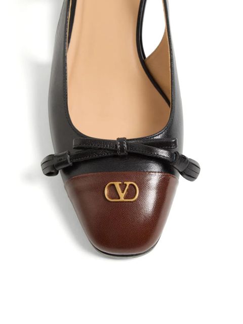 Valentino Garavani 25mm Valet du Roi slingback ballet flats - Black - zdjęcie produktu nr 2