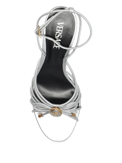 Versace Opera leather sandals - Silver