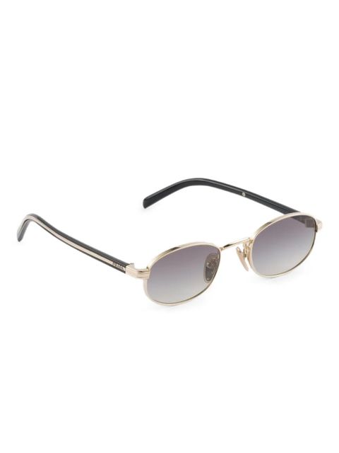 Prada Eyewear oval-frame sunglasses - Gold - zdjęcie produktu nr 2