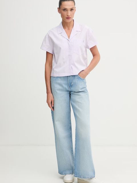 Calvin Klein Jeans koszula damska bawełniana - zdjęcie produktu nr 1