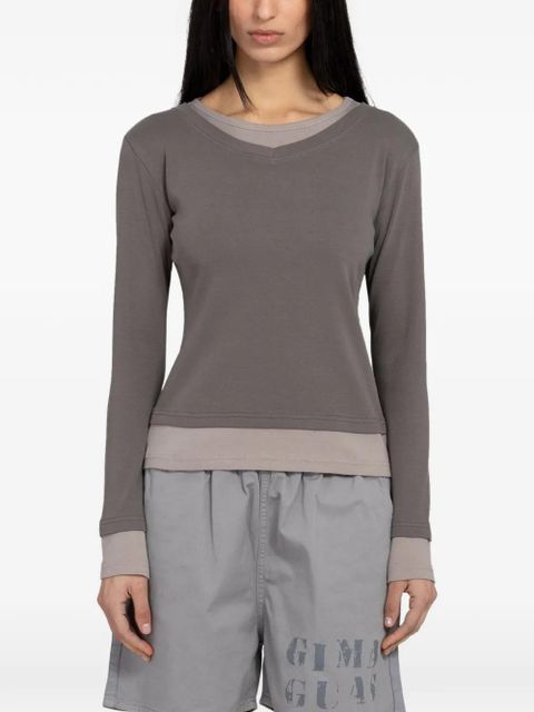Gimaguas layered long-sleeve T-shirt - Grey - zdjęcie produktu nr 1